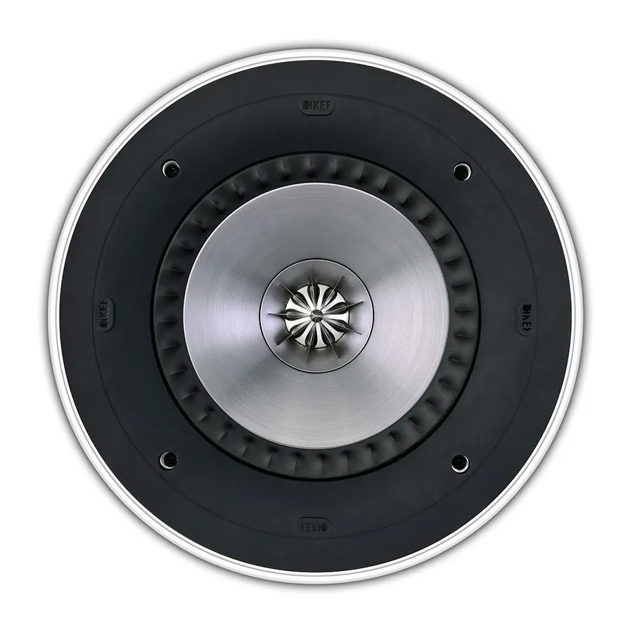kef-ci200rr-thx-diffusore-da-soffitto-lcr-rotondo-uni-q-certificato-thx-ultra2-c image 1