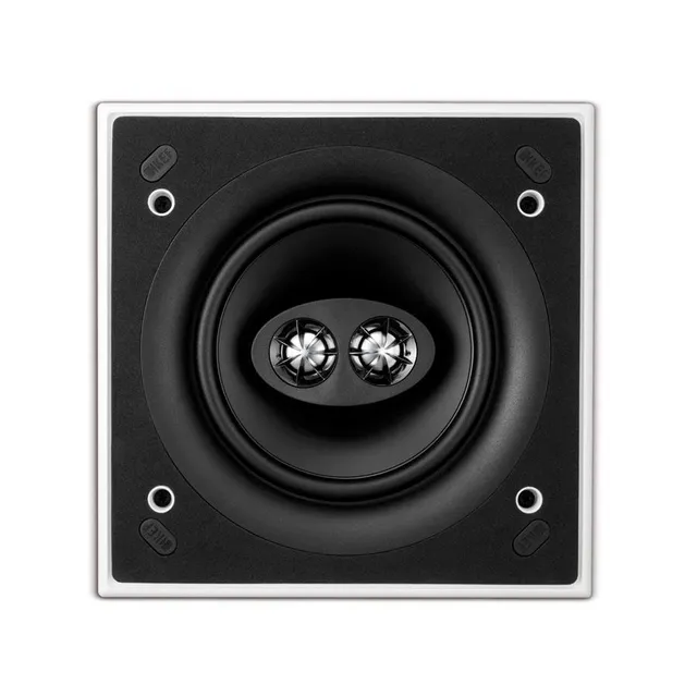 kef-ci160csds-diffusore-da-incasso-dual-stereo-a-soffitto-con-cornice-sottile image 1