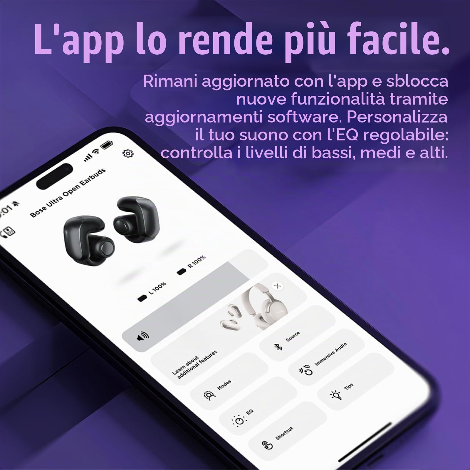 bose-ultra-open-earbuds-auricolari-open-ear-wireless-bluetooth-5-3-con-openaudio image 6