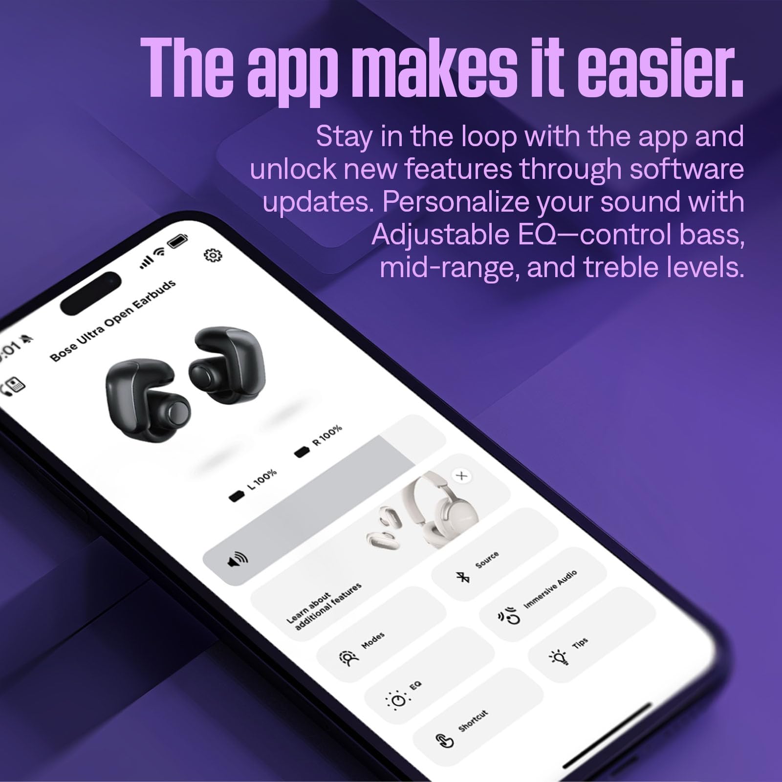 bose-ultra-open-earbuds-auricolari-open-ear-wireless-bluetooth-5-3-con-openaudio-2 image 7