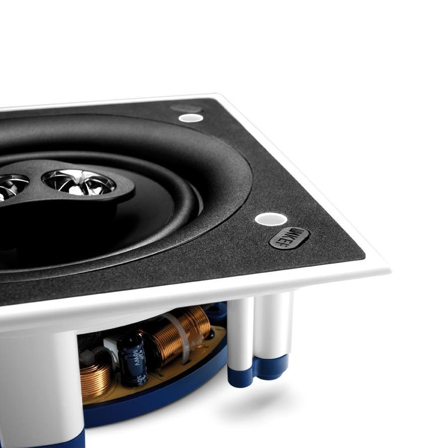 kef-ci160csds-diffusore-da-incasso-dual-stereo-a-soffitto-con-cornice-sottile image 5