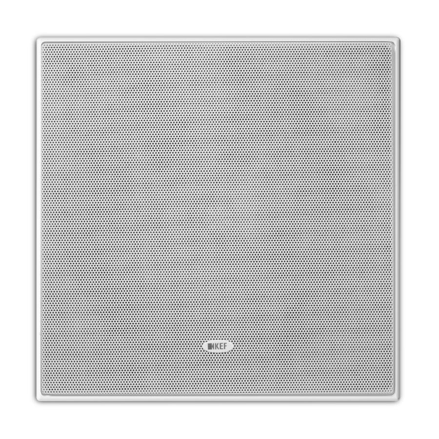 kef-ci200rs-thx-diffusore-incassato-quadrato-uni-q-thx-ultra2-per-parete-e-soffi image 3