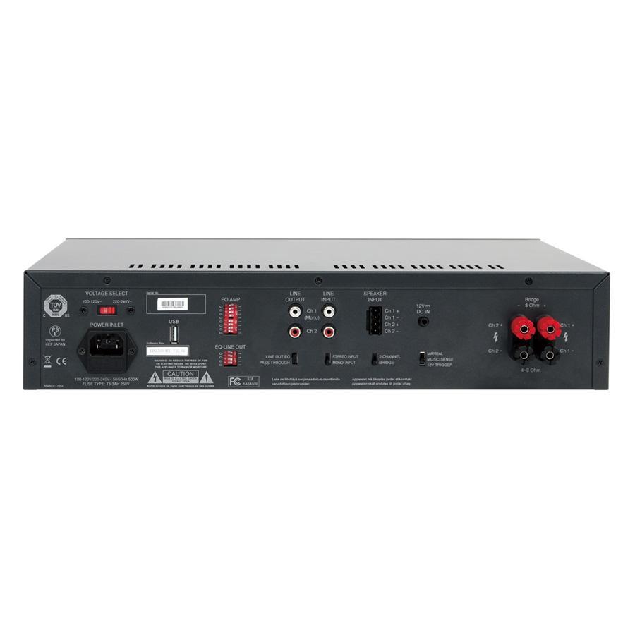 kef-kasa500-amplificatore-per-subwoofer-class-d-dual-250w-dsp-ottimizzato-per-su image 2
