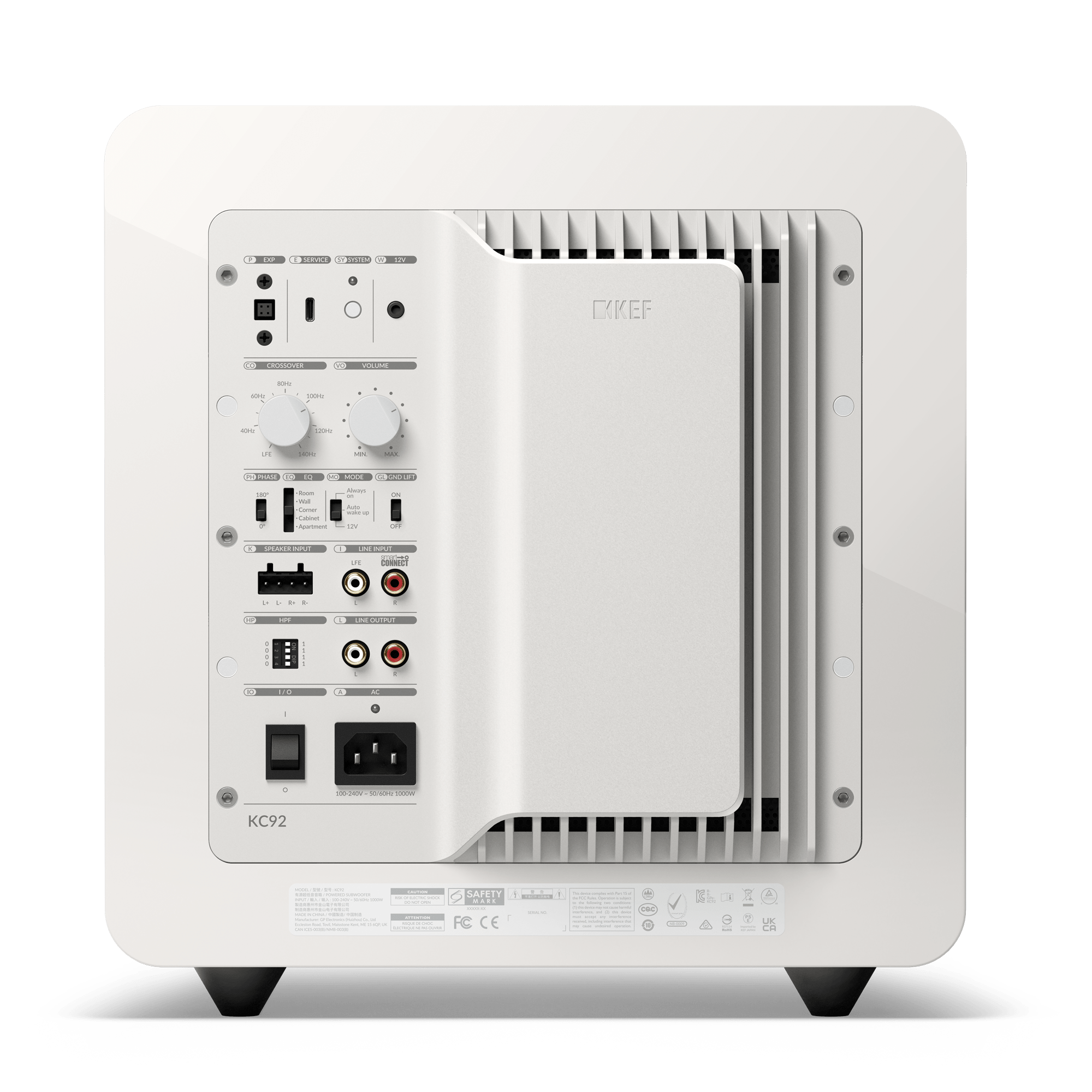 kef-kc92-subwoofer-compatto-con-2-x-9-force-cancelling-e-1000w-rms-music-integri image 5